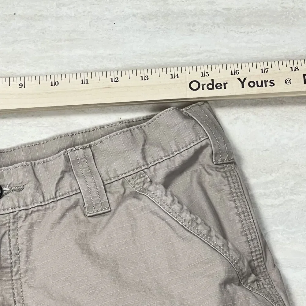 Carhartt Force Shorts Mens 32 Beige Ripstop Relaxed Fit Cargo Workwear